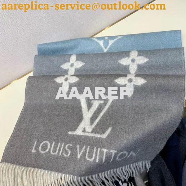 Replica LV M70868 Louis Vuitton Reykjavik Gradient Scarf 9 Replica LV M70868 Louis Vuitton Reykjavik Gradient Scarf 9