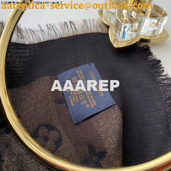 Replica LV M71548 Louis Vuitton So Shine Monogram Shawl 4 Replica LV M71548 Louis Vuitton So Shine Monogram Shawl 4