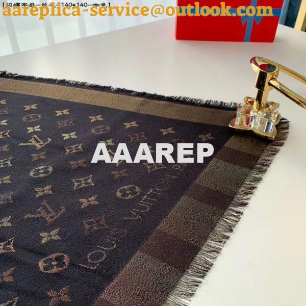 Replica LV M71548 Louis Vuitton So Shine Monogram Shawl 6 Replica LV M71548 Louis Vuitton So Shine Monogram Shawl 6