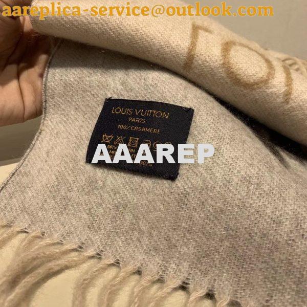 Replica LV M73675 Louis Vuitton Reykjavik Gradient Scarf 4 Replica LV M73675 Louis Vuitton Reykjavik Gradient Scarf 4
