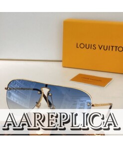 Replica Louis Vuitton Grease Mask Sunglasses LV Z1470U 2