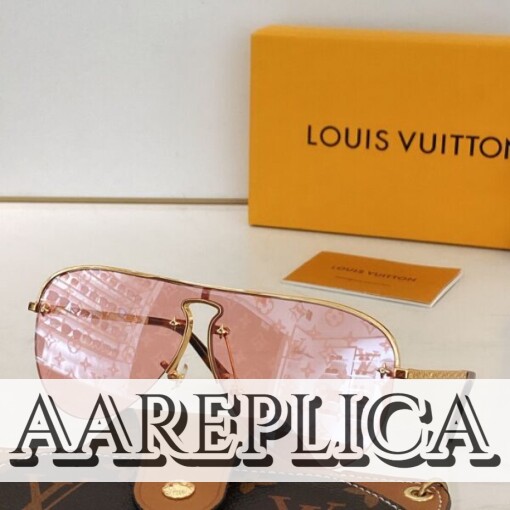 Replica Louis Vuitton Grease Mask Sunglasses LV Z1471U 3