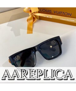 Replica Louis Vuitton LV Link PM Square Sunglasses Z1566W 2