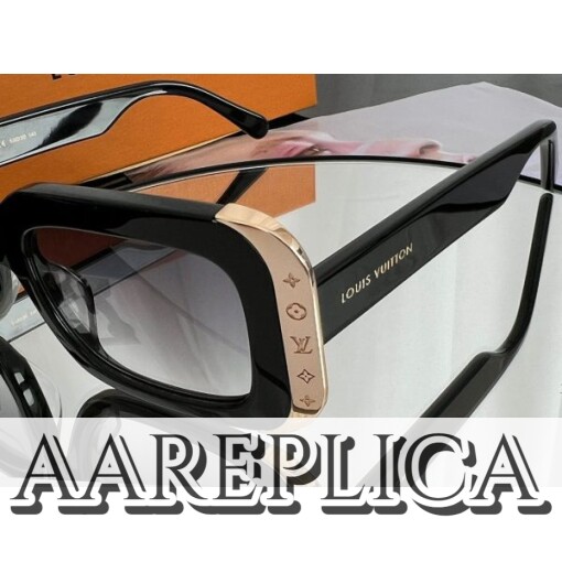 Replica Louis Vuitton LV Moon Rectangular Sunglasses Z1653W 5
