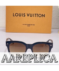 Replica Louis Vuitton My Monogram Square Sunglasses LV Z1525W 2