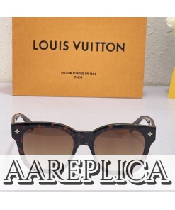 Replica Louis Vuitton My Monogram Square Sunglasses LV Z1524W 2