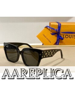 Replica Louis Vuitton Rendez-Vous Cat Eye Sunglasses LV Z1562E 2