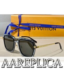 Replica Louis Vuitton Z1454U LV Glass Sunglasses 2