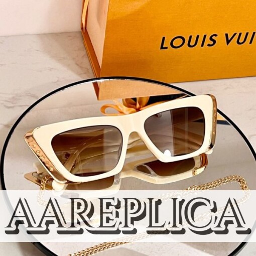 Replica Louis Vuitton LV Moon Cat Eye Sunglasses Z1656E 2