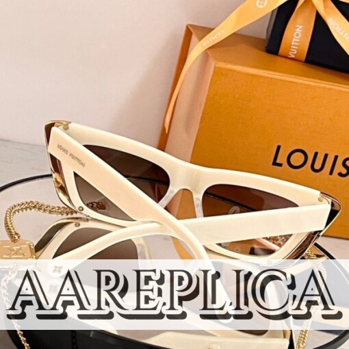 Replica Louis Vuitton LV Moon Cat Eye Sunglasses Z1656E 3