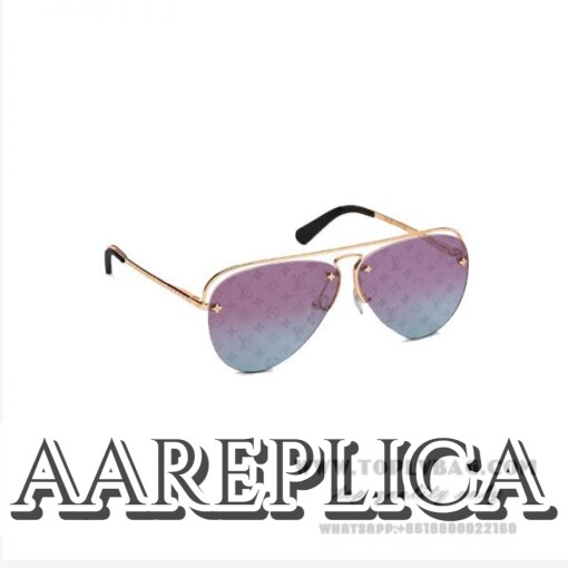 Replica Louis Vuitton Z1280E LV Grease Sunglasses