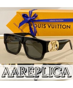 Replica Louis Vuitton LV Link Square Sunglasses Z1478W 2