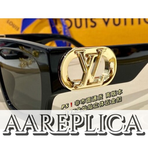 Replica Louis Vuitton LV Link Square Sunglasses Z1478W 5