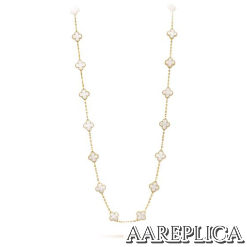 Replica Van Cleef & Arpels Vintage Alhambra Long Necklace VCARA42100