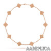 Replica Van Cleef & Arpels Vintage Alhambra Necklace VCARF48500 4