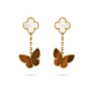 Replica Van Cleef & Arpels Sweet Alhambra effeuillage earrings VCARN5PQ00 3