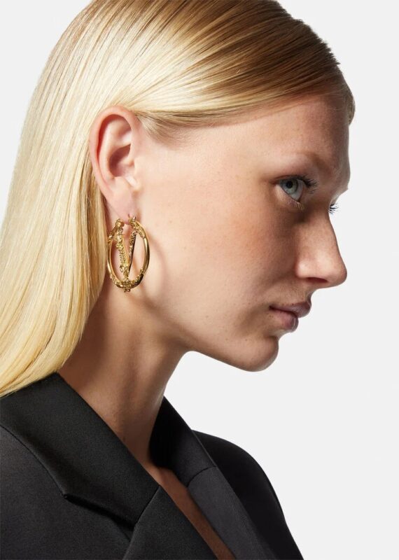 Replica Versace Virtus Hoop Earrings 1001435-1A00620_3J000 3