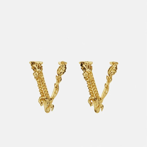 Replica Versace Virtus Stud Earrings DG27911-DJMT_3J000