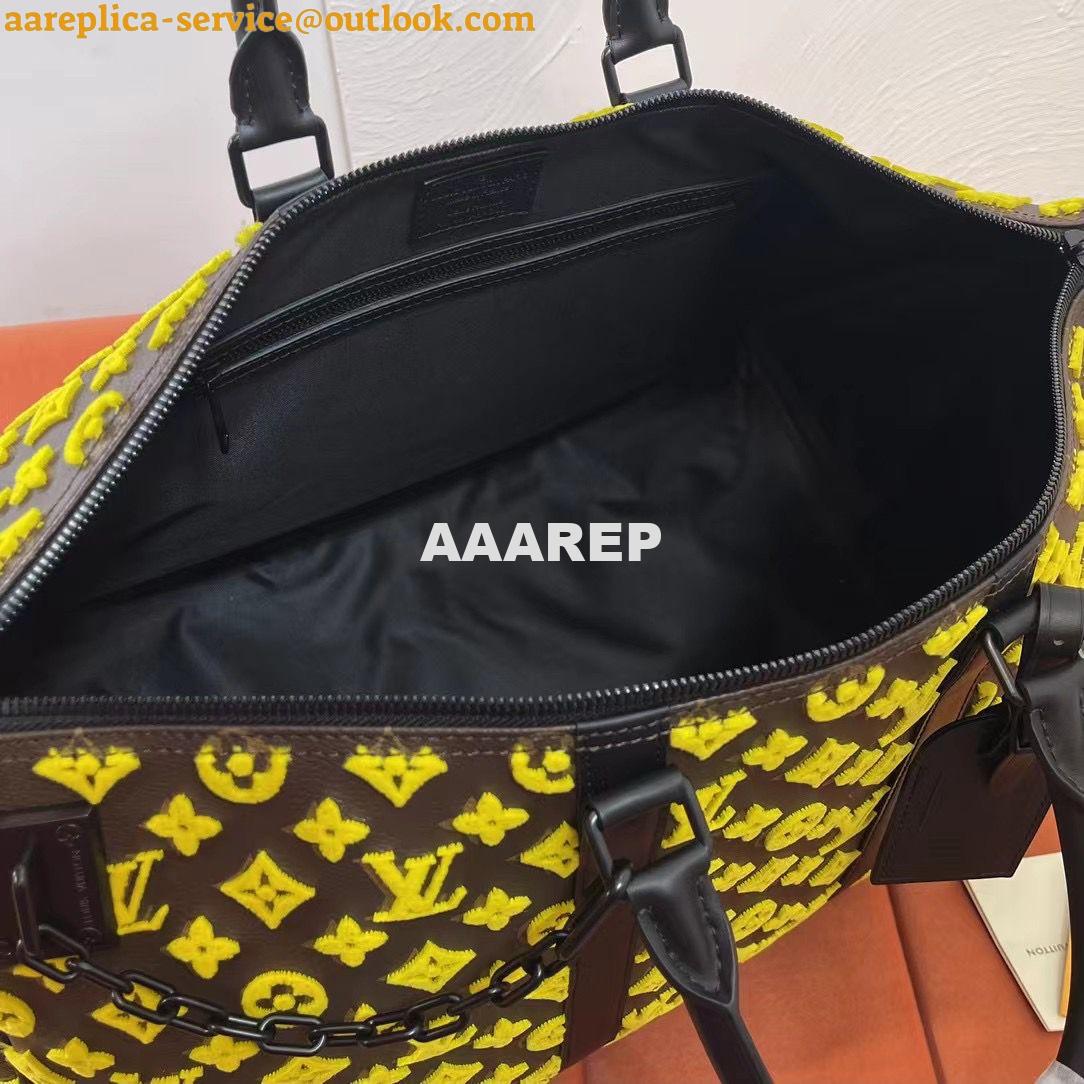 Replica Louis Vuitton Keepall Triangle Bandoulière 50 LV M45069 3 Replica Louis Vuitton Keepall Triangle Bandoulière 50 LV M45069 3