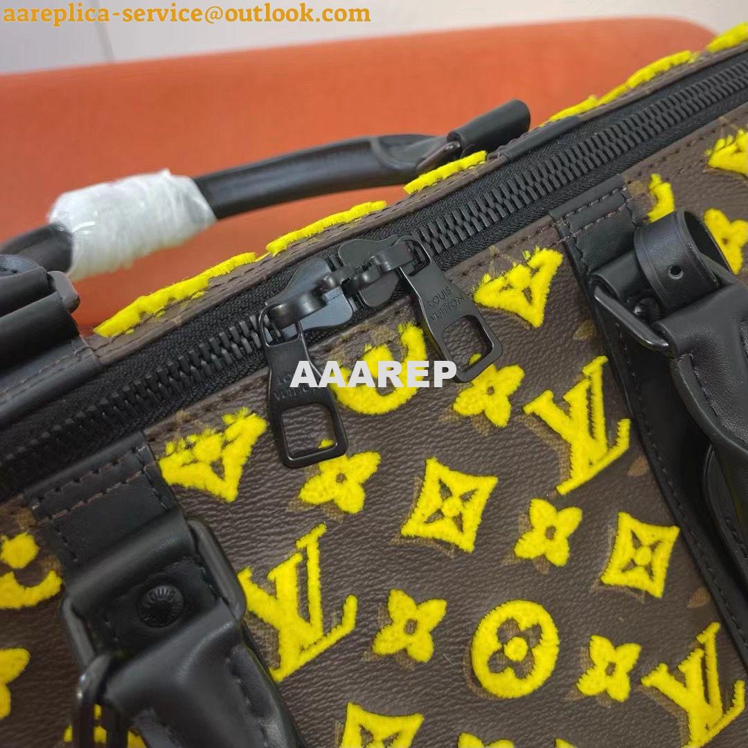 Replica Louis Vuitton Keepall Triangle Bandoulière 50 LV M45069 4 Replica Louis Vuitton Keepall Triangle Bandoulière 50 LV M45069 4