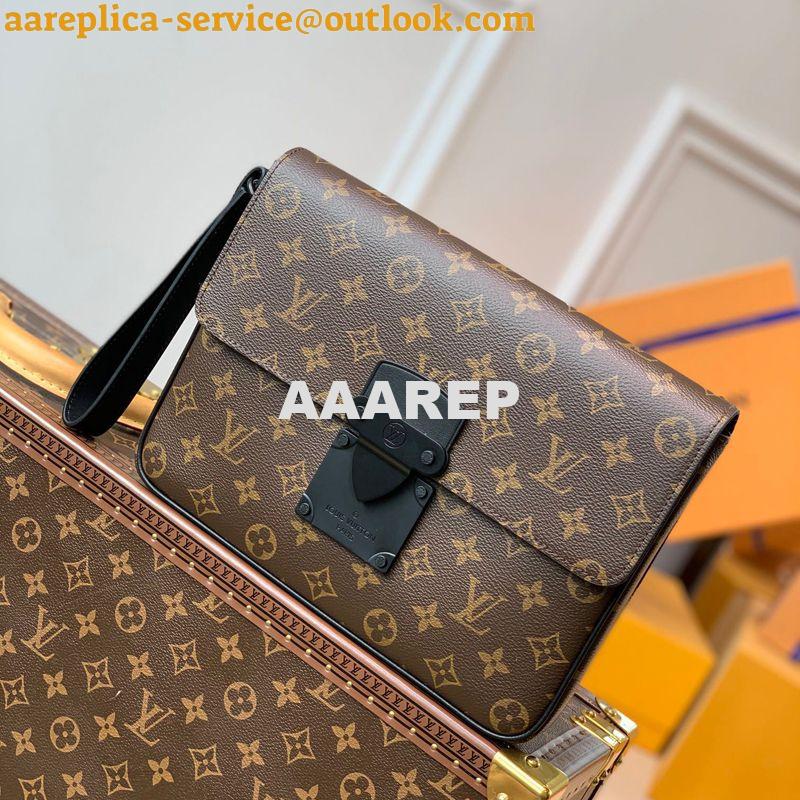 Replica Louis Vuitton S Lock A4 Pouch LV M80560 Replica Louis Vuitton S Lock A4 Pouch LV M80560