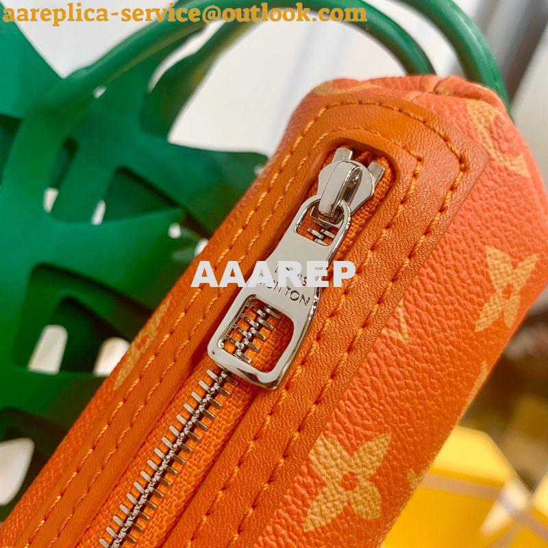 Replica Louis Vuitton Carrot Pouch LV M80851 3 Replica Louis Vuitton Carrot Pouch LV M80851 3