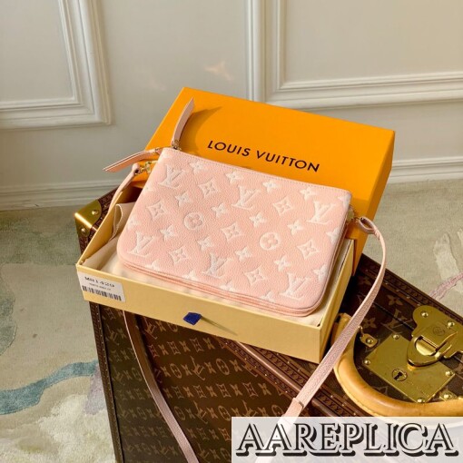 Replica Louis Vuitton Double Zip Pochette LV M81429 3