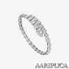 Replica Dior CD Diamond Bangle Bracelet B1608HOMST_D990 4