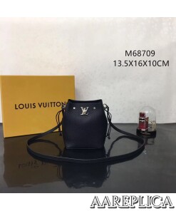 Replica Louis Vuitton Nano Lockme Bucket LV M68709