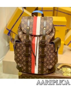 Replica Louis Vuitton New Backpack In LV Aerogram Leather M59325