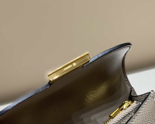 Replica Hermes Constance Mini Cross Body Bag Epsom Leather Gold H28421 7