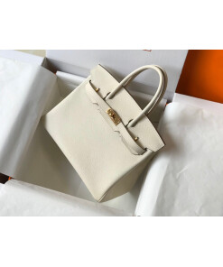 Replica Hermes Birkin Designer Tote Bag Epsom Leather 28355 White
