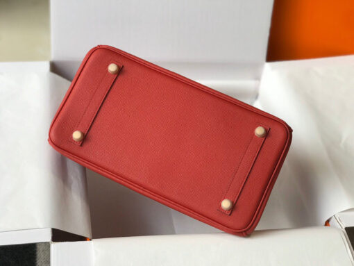 Replica Hermes Birkin Designer Tote Bag Epsom Leather 28354 Red 7