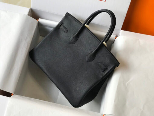 Replica Hermes Birkin Designer Tote Bag Epsom Leather 28353 Black 2