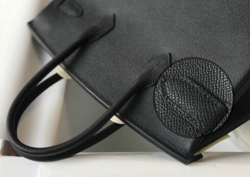 Replica Hermes Birkin Designer Tote Bag Epsom Leather 28353 Black 4