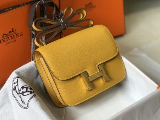 Replica Hermes Constance Cross Body Bag Epsom Leather Gold H28413 4
