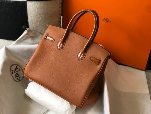 Replica Hermes Birkin Handbags Designer Hermes Tote Bag Togo Leather 28326 2