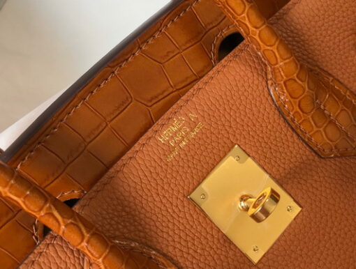 Replica Hermes Birkin Handbags Designer Hermes Tote Bag Togo Leather 28326 3