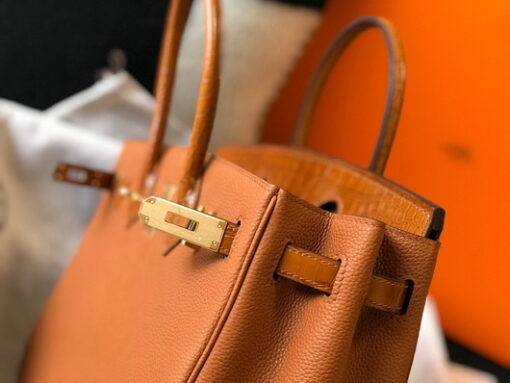 Replica Hermes Birkin Handbags Designer Hermes Tote Bag Togo Leather 28326 5