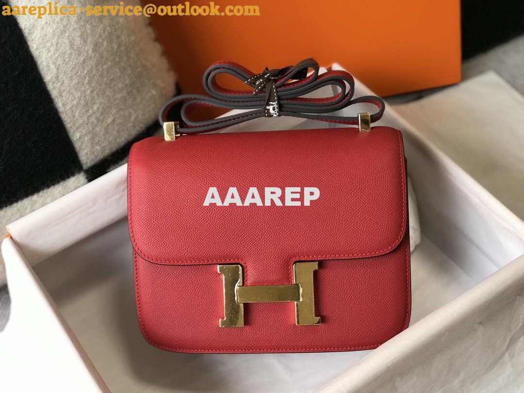 Replica Hermes Constance Cross Body Bag Epsom Leather Gold H28411 3 Replica Hermes Constance Cross Body Bag Epsom Leather Gold H28411 3