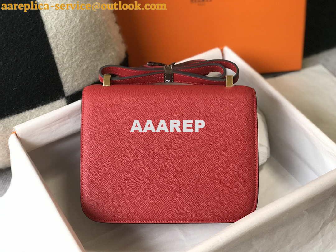 Replica Hermes Constance Cross Body Bag Epsom Leather Gold H28411 4 Replica Hermes Constance Cross Body Bag Epsom Leather Gold H28411 4