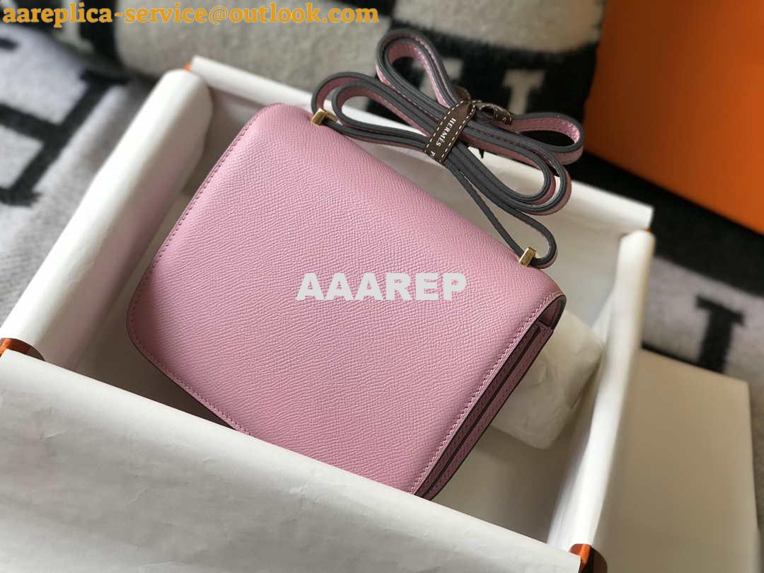 Replica Hermes Constance Cross Body Bag Epsom Leather Gold H28410 Replica Hermes Constance Cross Body Bag Epsom Leather Gold H28410