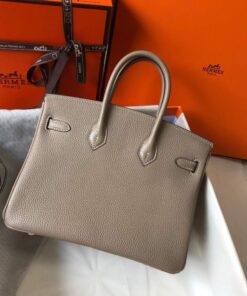 Replica Hermes Birkin Handbags Designer Hermes Tote Bag Togo Leather 28332 Gray