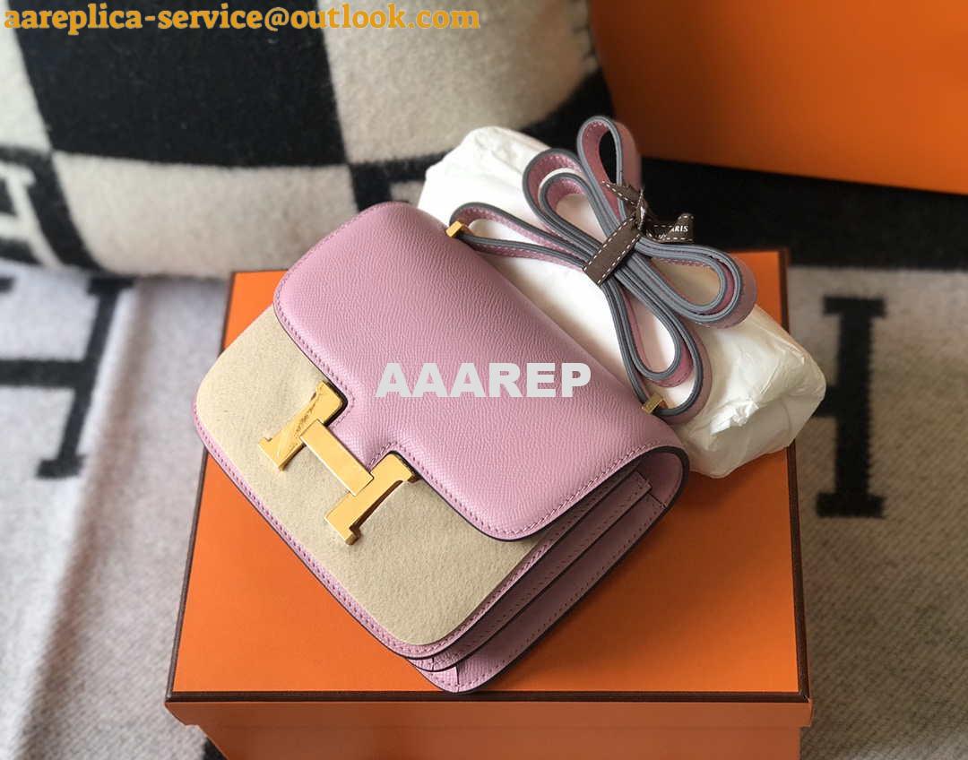 Replica Hermes Constance Cross Body Bag Epsom Leather Gold H28410 3 Replica Hermes Constance Cross Body Bag Epsom Leather Gold H28410 3