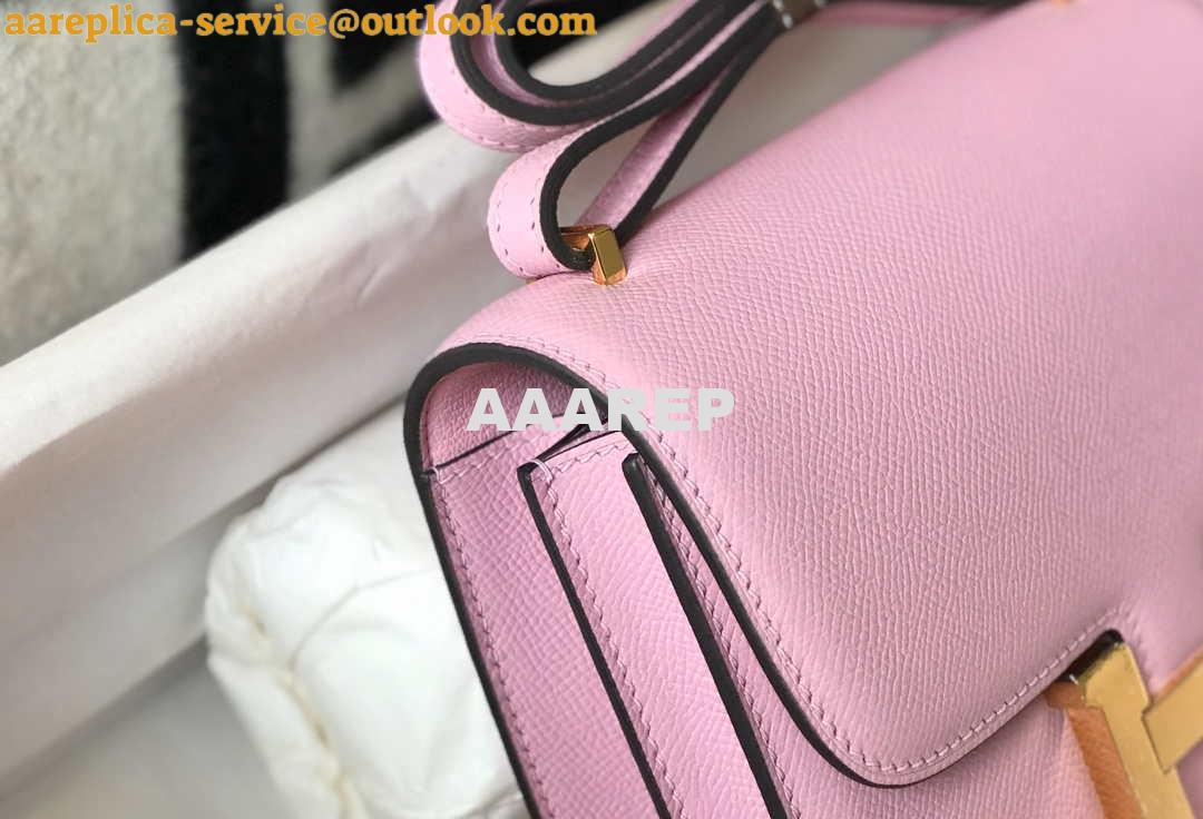 Replica Hermes Constance Cross Body Bag Epsom Leather Gold H28410 4 Replica Hermes Constance Cross Body Bag Epsom Leather Gold H28410 4