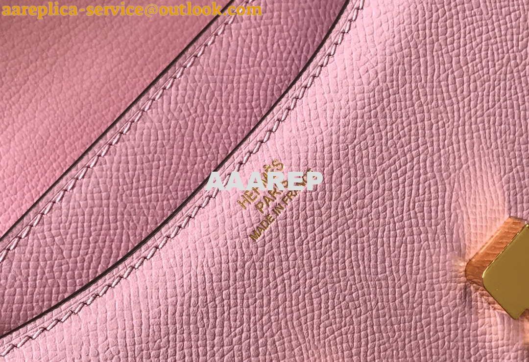 Replica Hermes Constance Cross Body Bag Epsom Leather Gold H28410 6 Replica Hermes Constance Cross Body Bag Epsom Leather Gold H28410 6