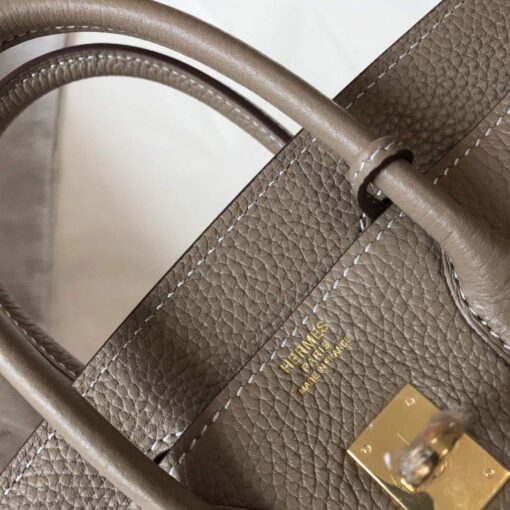 Replica Hermes Birkin Handbags Designer Hermes Tote Bag Togo Leather 28332 Gray 6