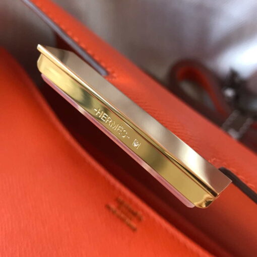 Replica Hermes Constance Cross Body Bag Epsom Leather Gold H28409 5