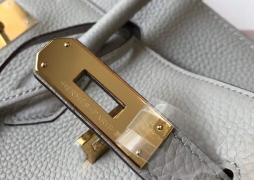 Replica Hermes Birkin Designer Tote Bag Togo Leather 28348 White 4