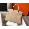 Replica Hermes Birkin Designer Tote Bag Togo Leather 28348 White 11